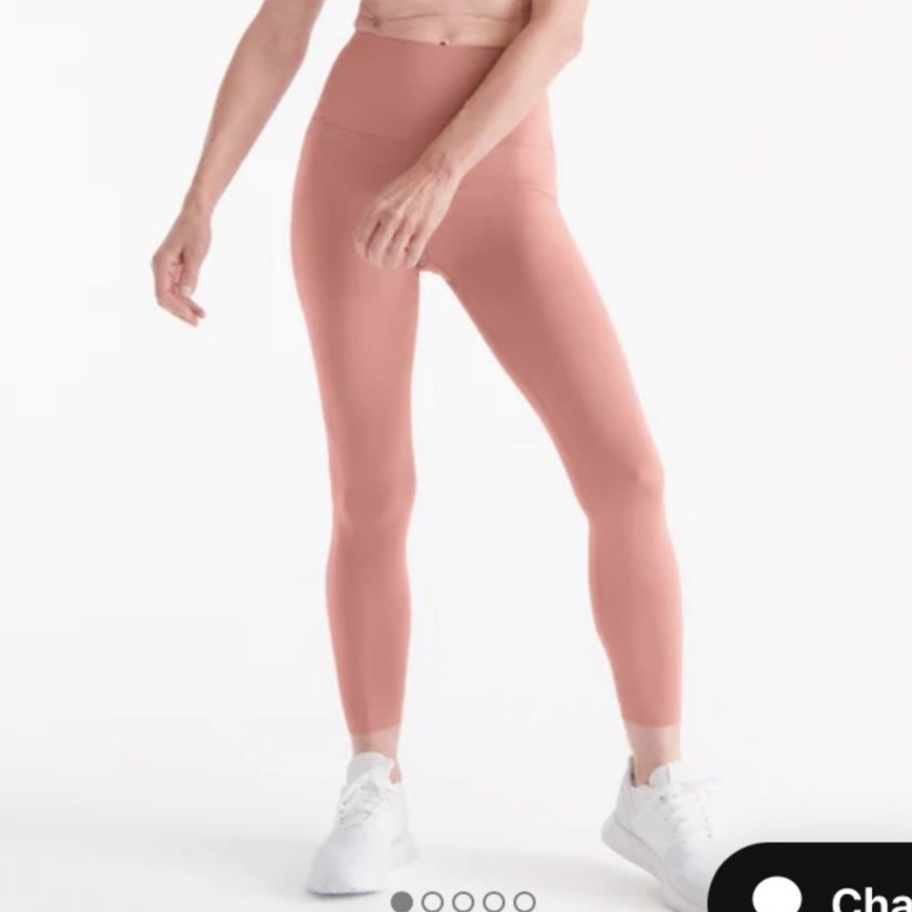 Knix HiTouch High Rise Dusty Rose Compression Leggings Small Muave